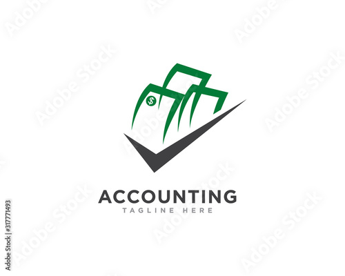 Finance and Accounting Logo Design Vector
