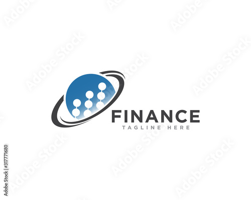 Finance and Accounting Logo Design Vector