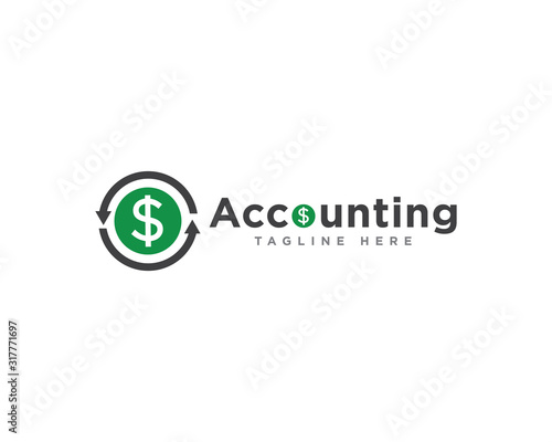 Finance and Accounting Logo Design Vector