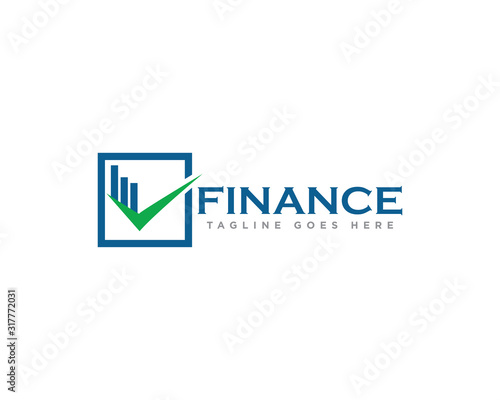 Finance and Accounting Logo Design Vector
