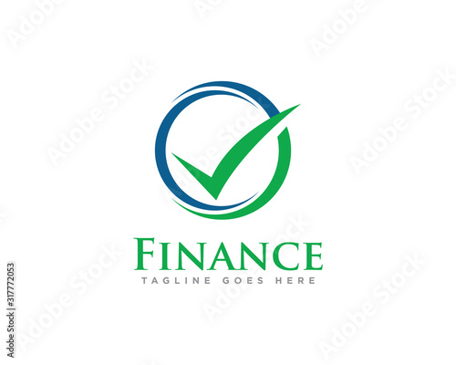 Finance and Accounting Logo Design Vector