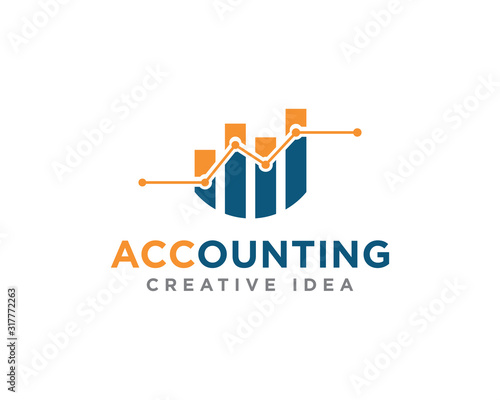 Finance and Accounting Logo Design Vector