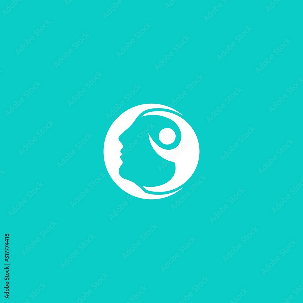 Woman beauty salon and hair treatment logo Design Woman beauty salon and hair treatment logo Design