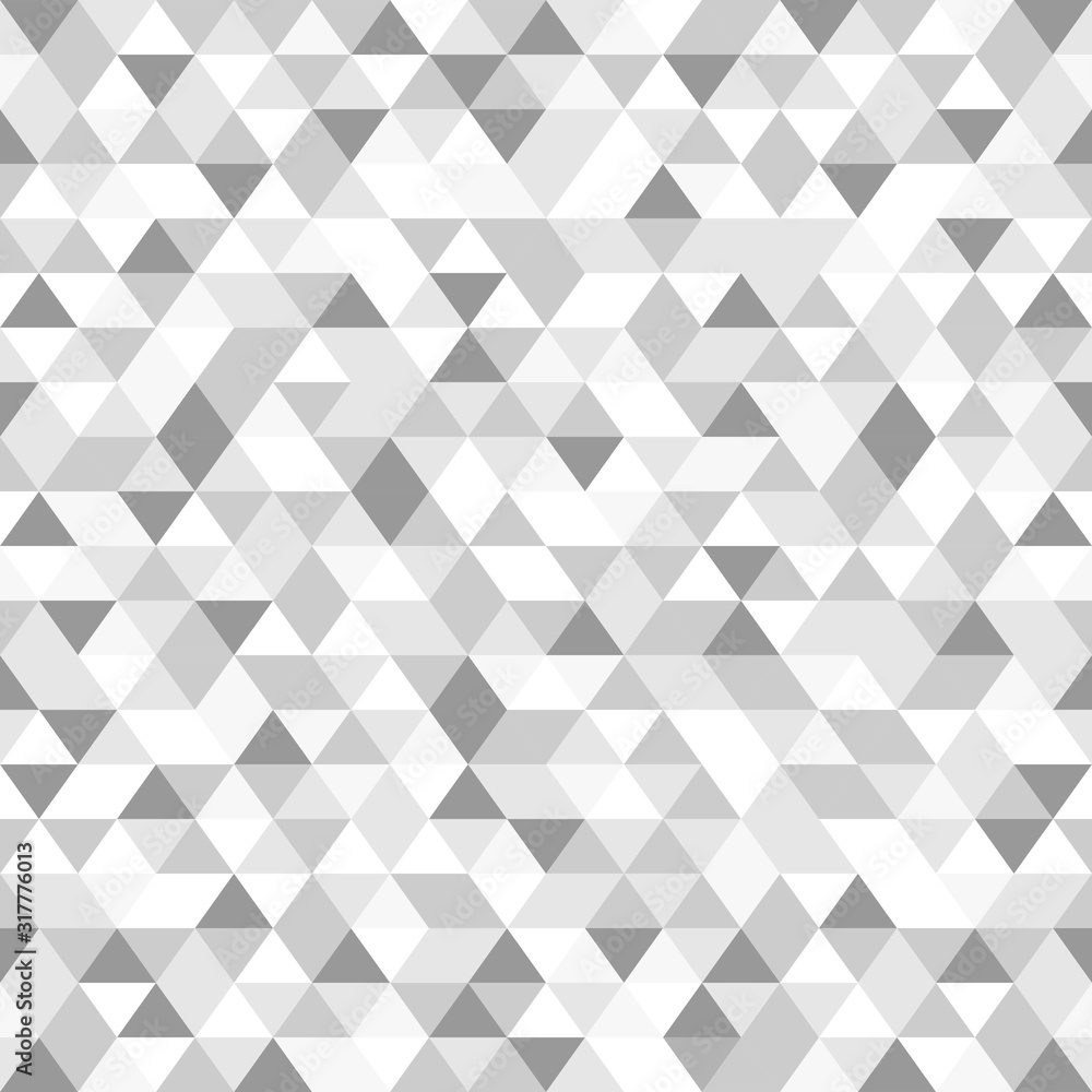 Abstract polygon white grey graphic triangle seamless pattern. Vector graphic background. Abstract polygon white grey graphic triangle seamless pattern. Vector graphic background.