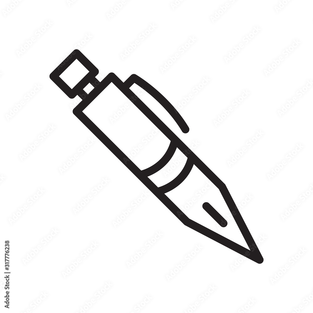 Pen icon vector design template Pen icon vector design template