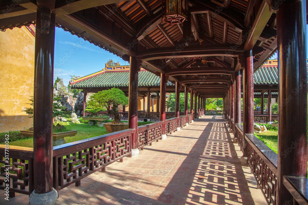 Temple of the Generations in Citadel of Hue Temple of the Generations in Citadel of Hue
