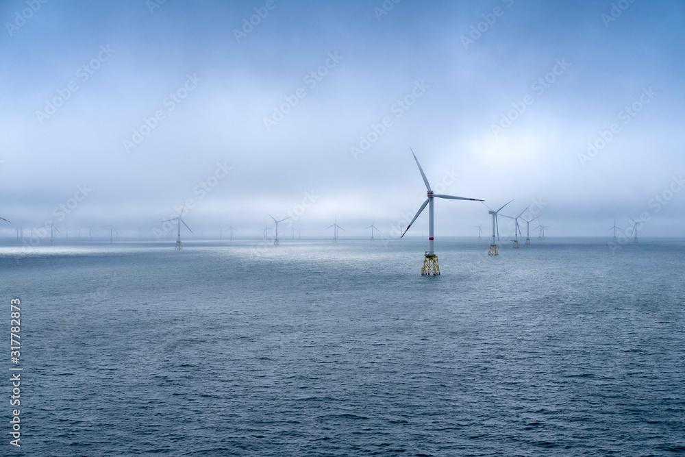 Offshore windfarm in the north sea