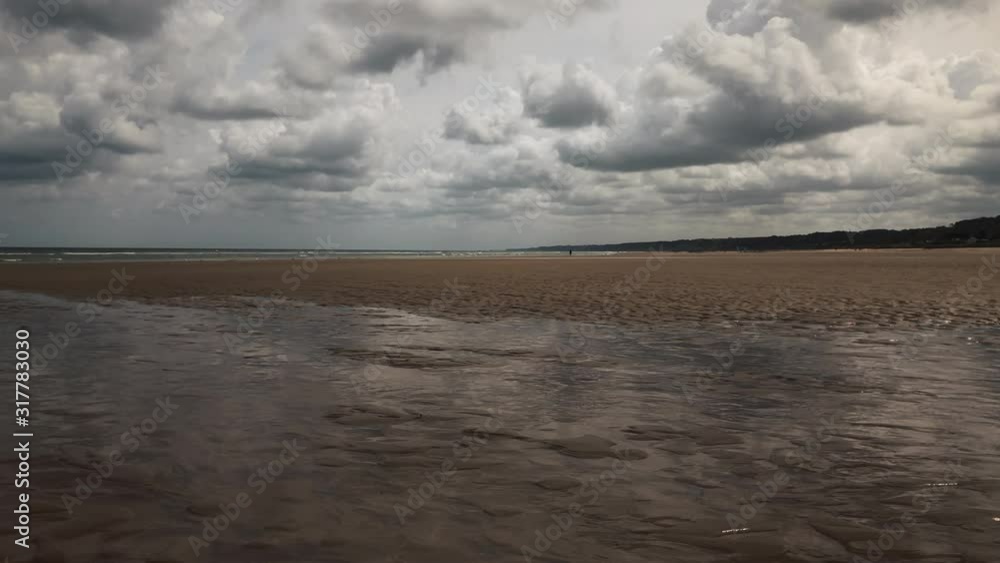 Omaha Beach during the French summertime Omaha Beach during the French summertime