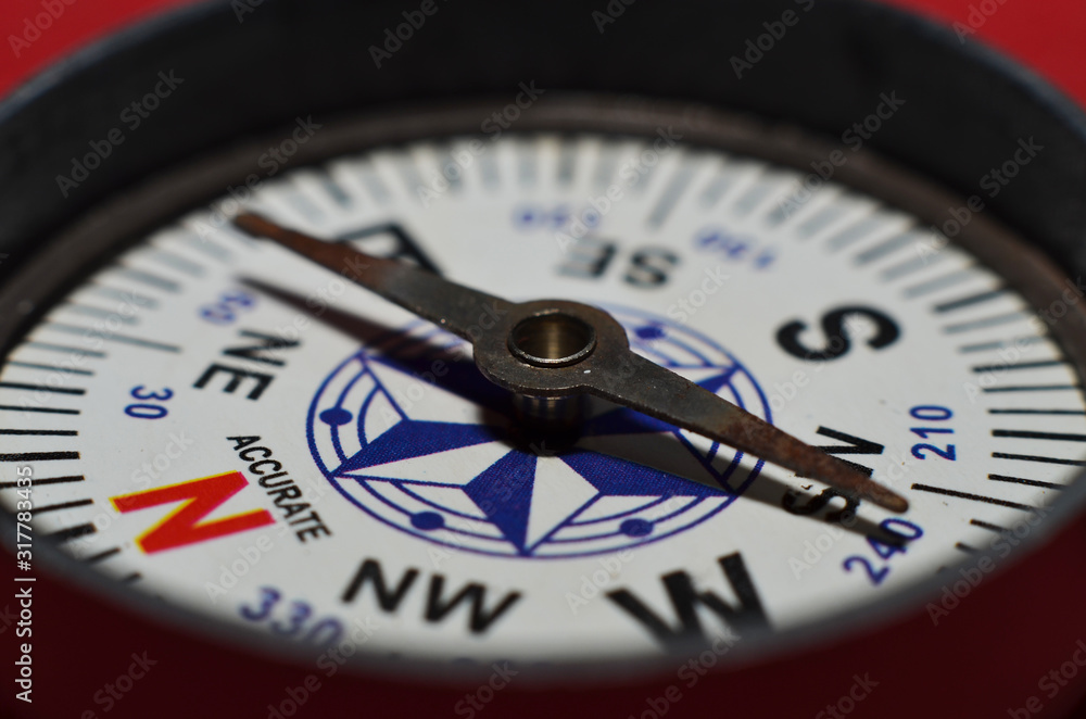 Compass needle made of flat black iron Compass needle made of flat black iron