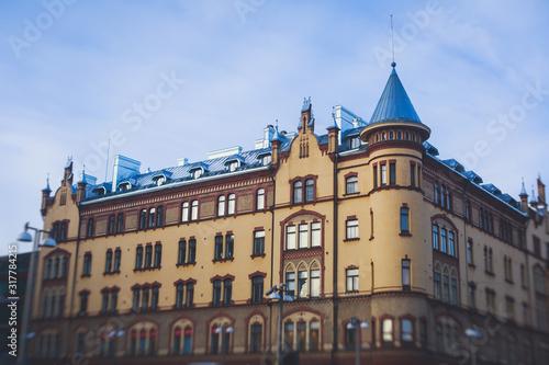 Winter view of Tampere, a city in Pirkanmaa, southern Finland © tsuguliev