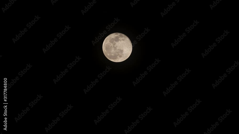 Timelapse of Super full moon in night sky,The Blue moon Timelapse of Super full moon in night sky,The Blue moon