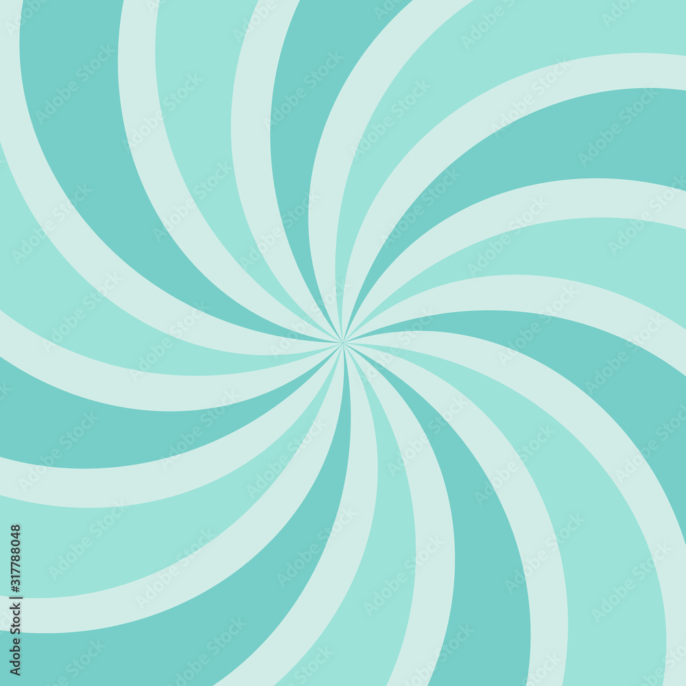 Sunlight spiral rays background. Bright blue color burst background. Vector illustration. Sunlight spiral rays background. Bright blue color burst background. Vector illustration.