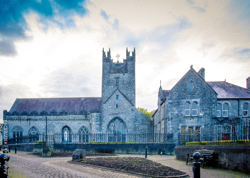 Gothic Church in Kilkenny Ireland