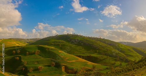 the spring in Irbid in the north of Jordan