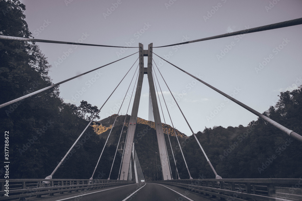 Obraz premium suspension bridge