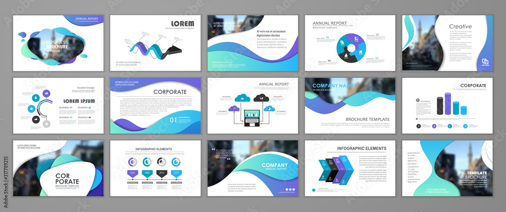 © Stekloduv - Design element of infographics for presentation templates