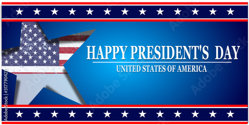 Presidents day background	