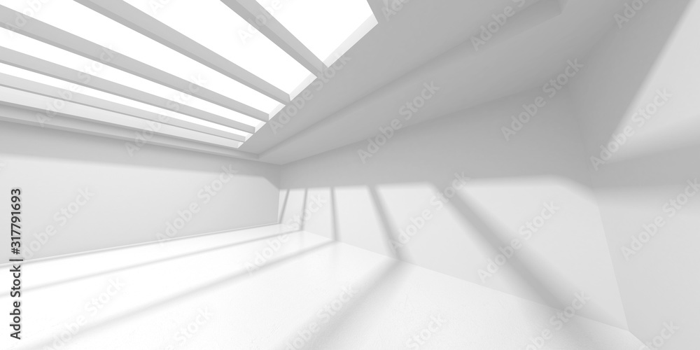 Futuristic White Architecture Design Background Futuristic White Architecture Design Background