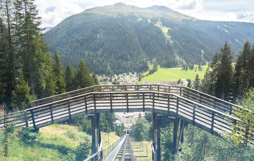 Schatzalpbahn, Davos, Switzerland photo