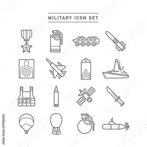 MILITARY ICON SET