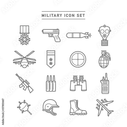 MILITARY ICON SET
