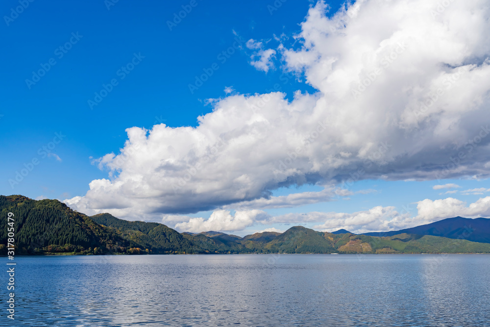 Beautiful landscape of Lake Tazawako Beautiful landscape of Lake Tazawako