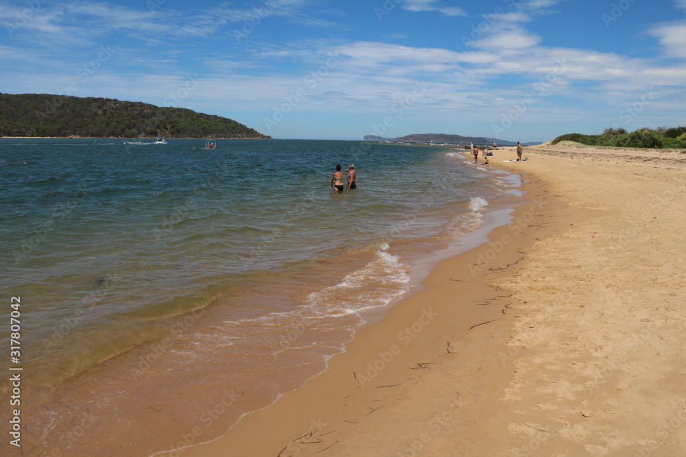 Ettalong Beach in Woy Woy nearby Sydney, New South Wales Australia