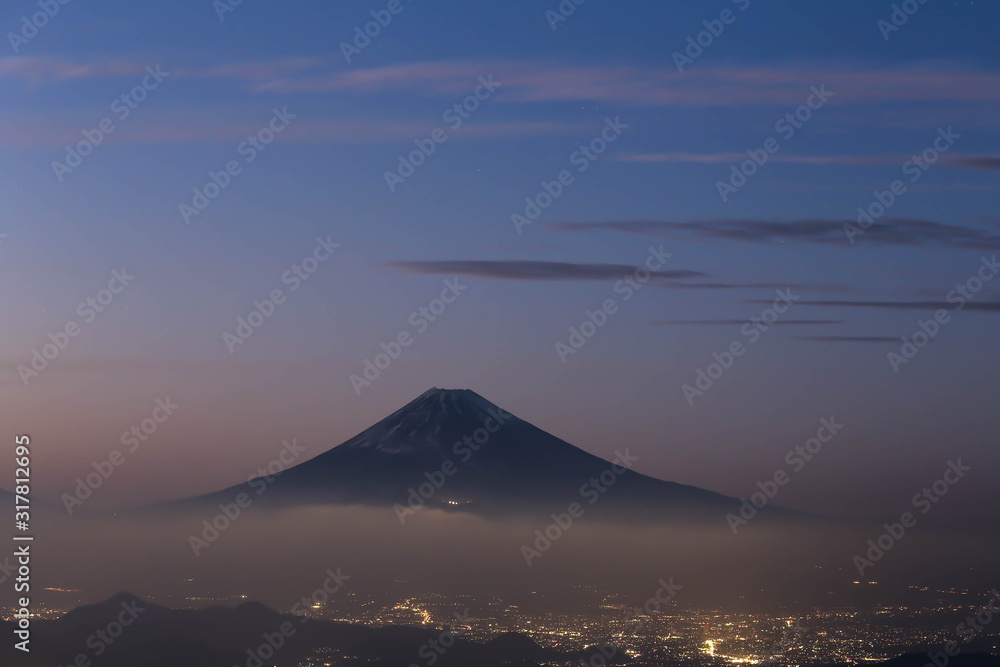 富士山　遠景