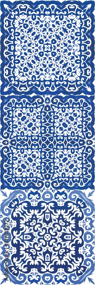 Fototapeta premium Traditional ornate portuguese azulejos.