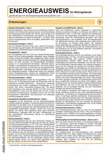 Energieausweis EnEV 2014 blanko Seite 5