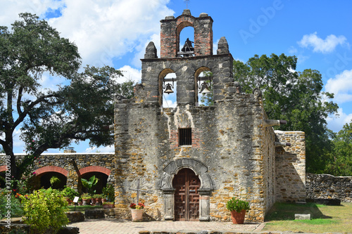 Mission Espada Church in San Antonio, Texas