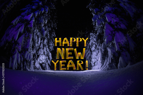 Happy New Year - Celebration Greeting Card photo