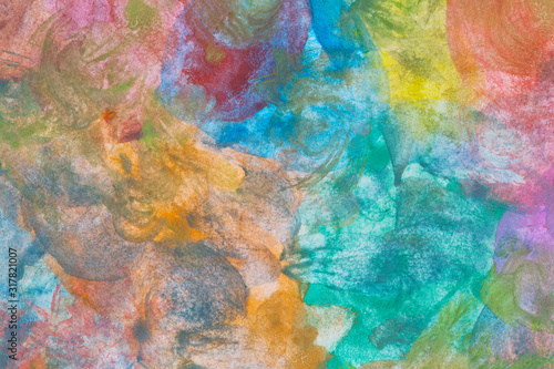 Contrast abstract background. Colourful paint splash explosion © photopsist