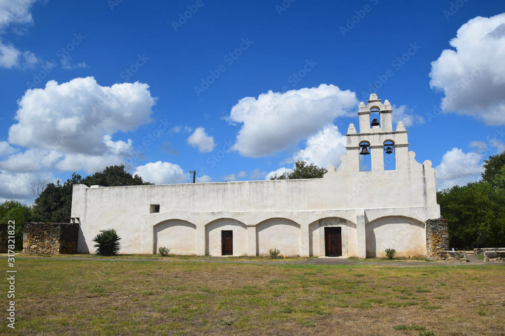 Naklejka premium Mission San Juan Capistrano Church in San Antonio, Texas