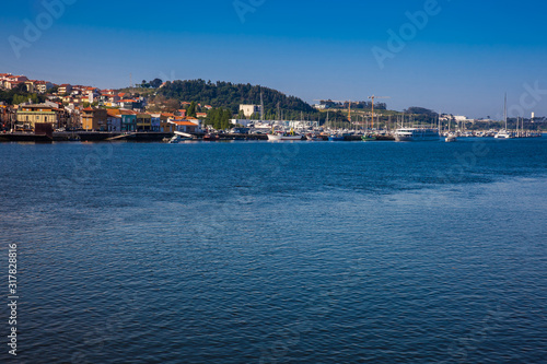 Vila Nova de Gaia on the banks of Douro River seen from Porto city