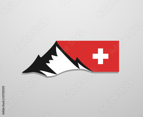 switzerland mountain symbol photo