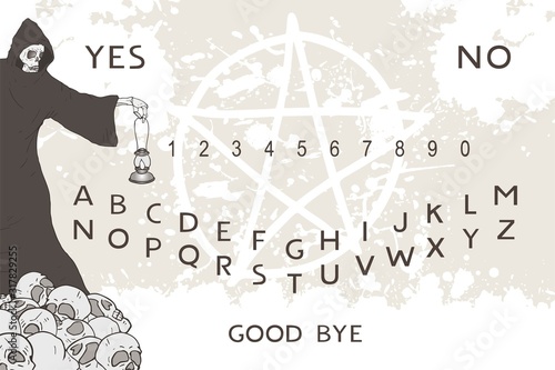 Creative desgin of ouija illustration