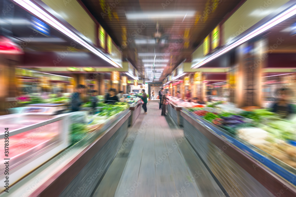 Fresh vegetables market