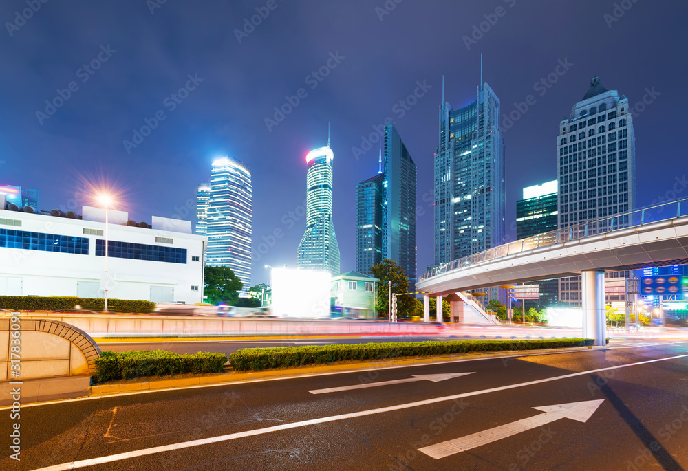 Fototapeta premium the light trails