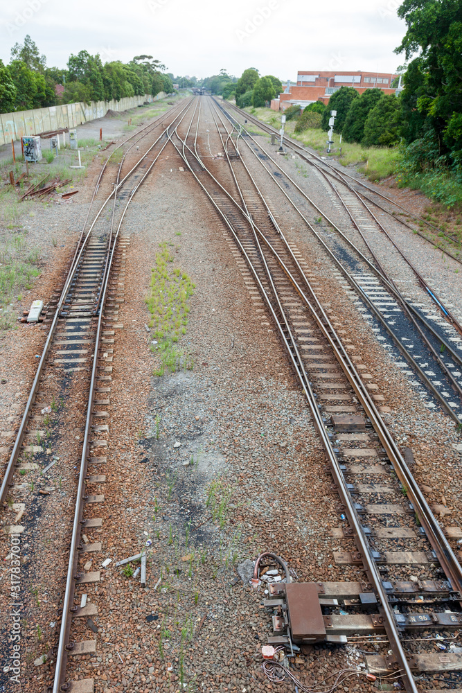 Fototapeta premium railroad switch