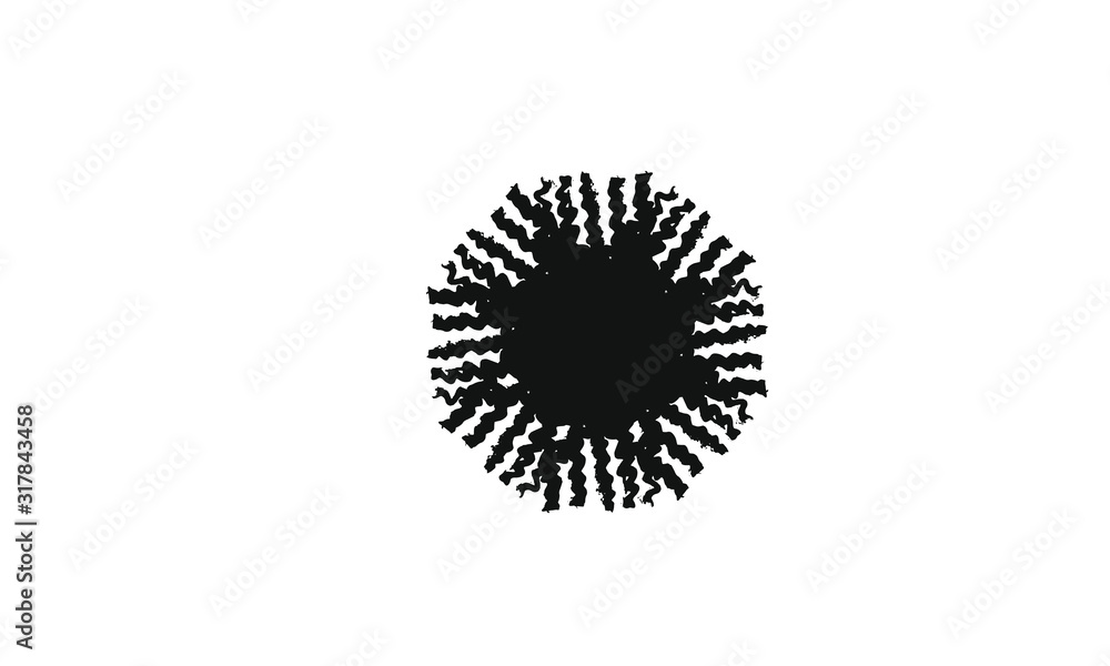 Fototapeta premium Sun fabric vortex texture