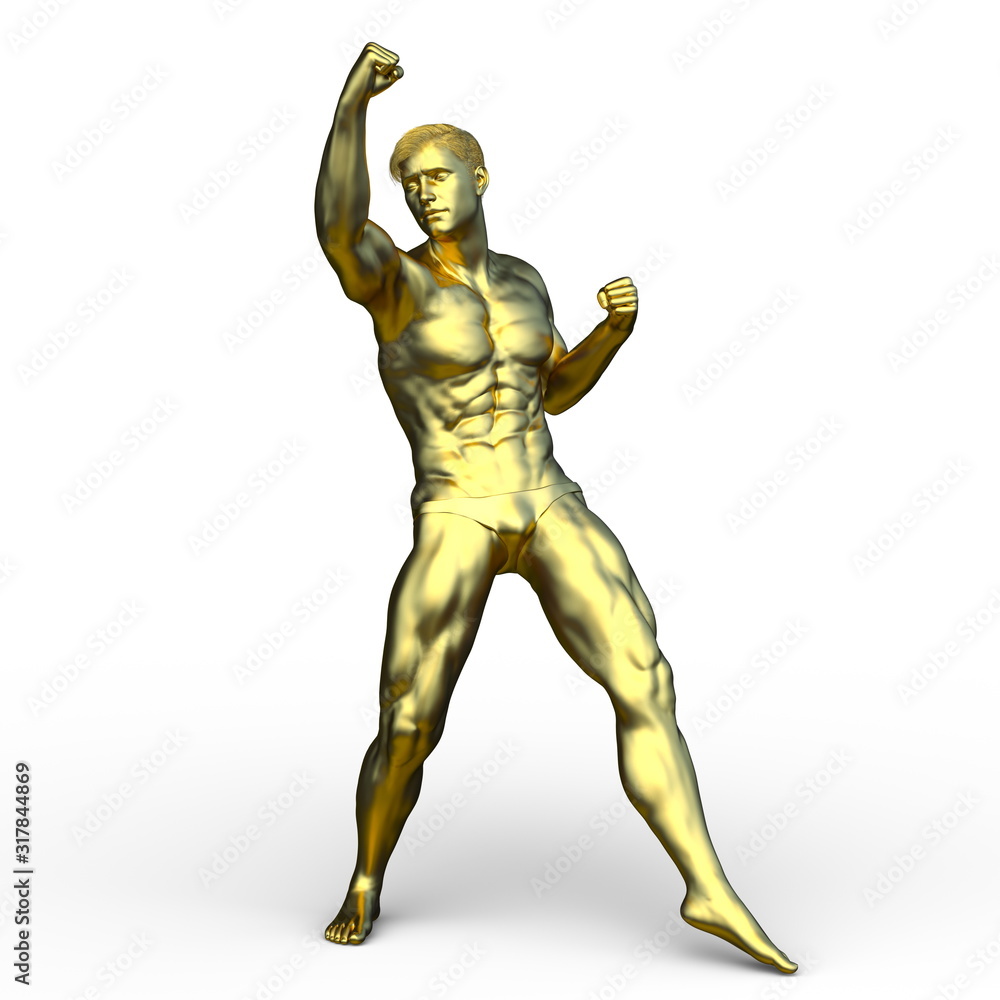 金の像