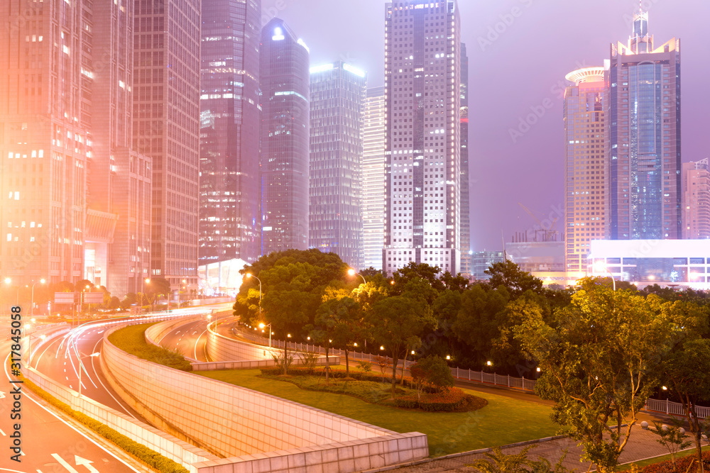 Fototapeta premium the light trails
