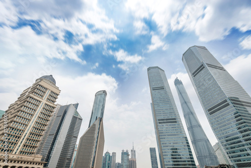 Metropolis of Shanghai's modern office building