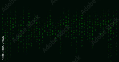 Computer language binary code background