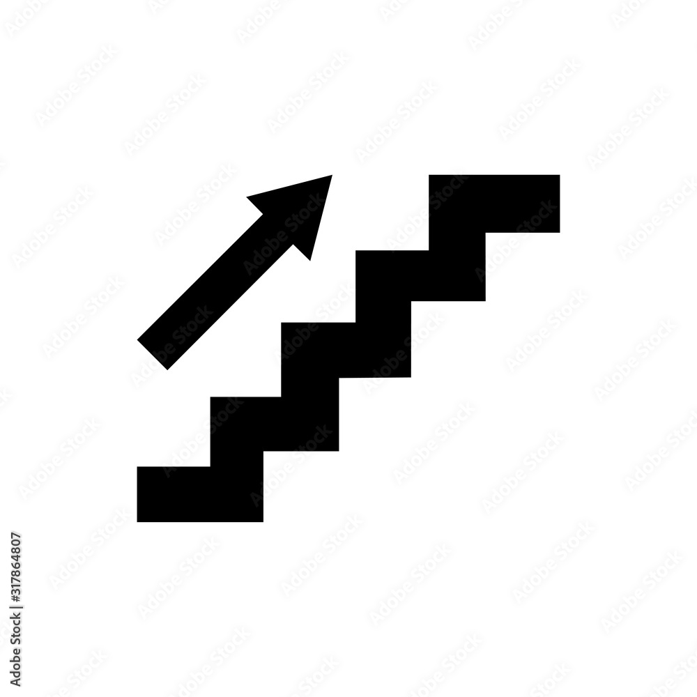 Stair way, ladder icon Stair way, ladder icon