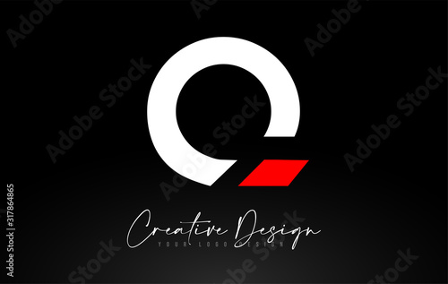 Q Letter Icon Design With Creative Modern Look and Teal Background.
