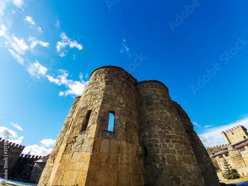 Famous Ninotsminda castle cathedral photo