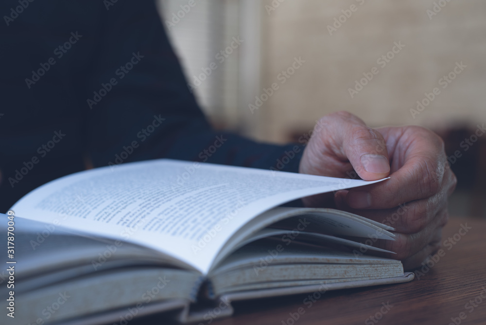 Man reading book Man reading book