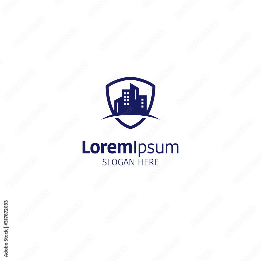 City security logo design template City security logo design template
